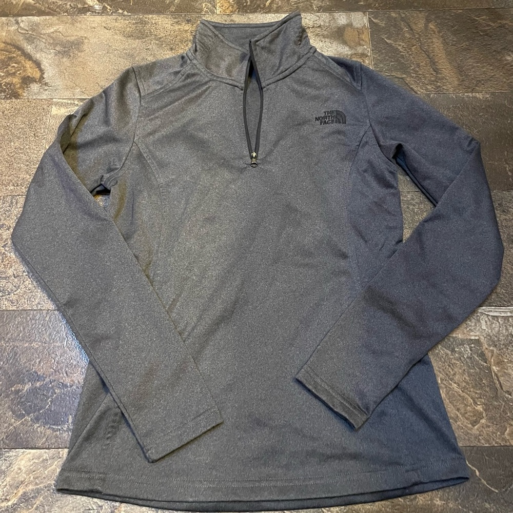 The North Face Gray Quarter-Zip Pullover